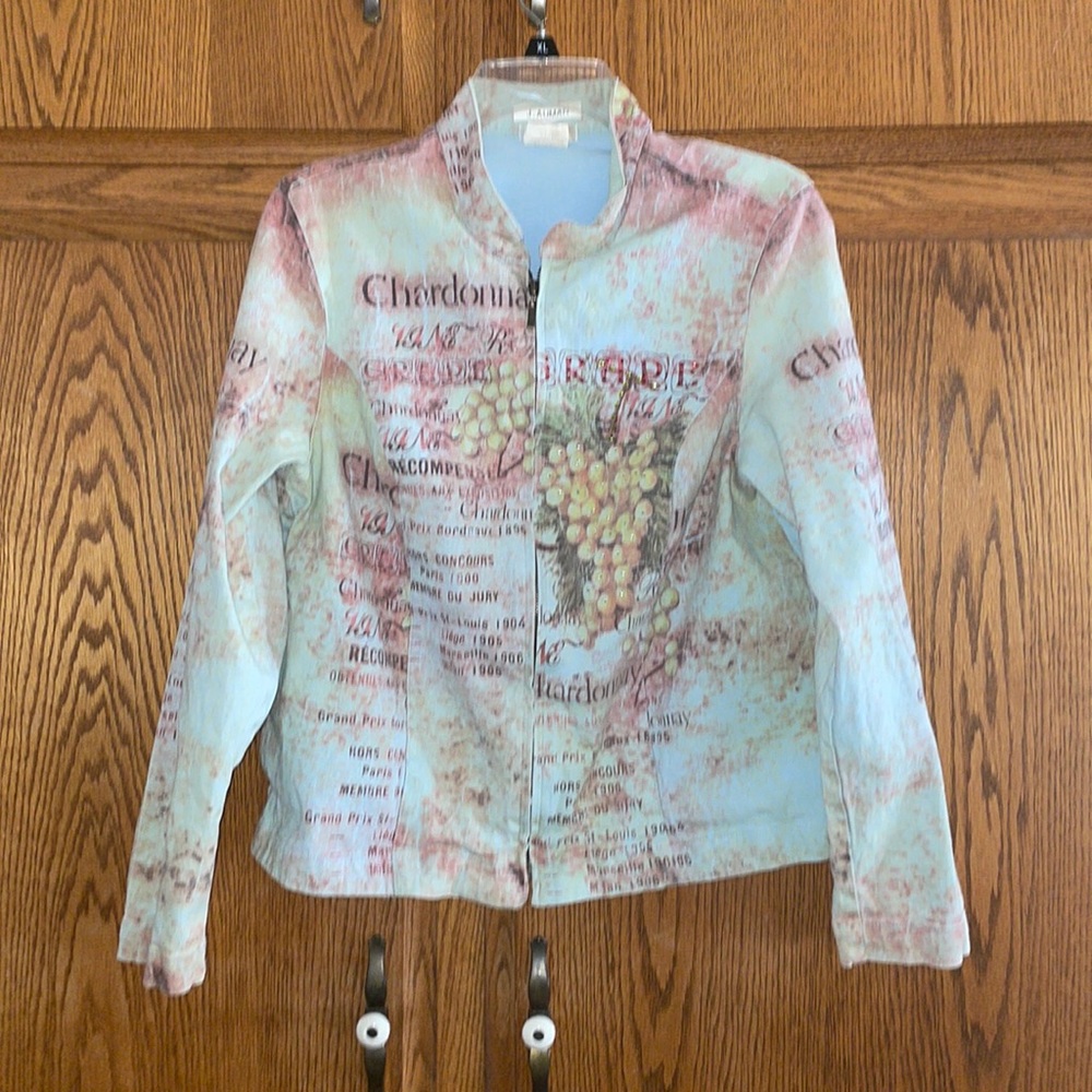 Chardonnay print jacket